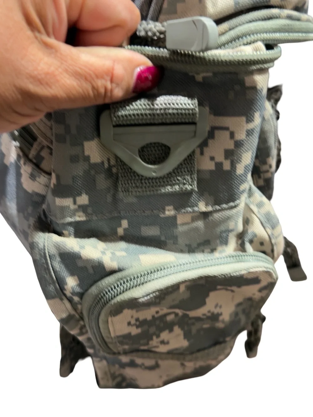 National Guard Digital Camo Tactical Backpack - Gray Camo